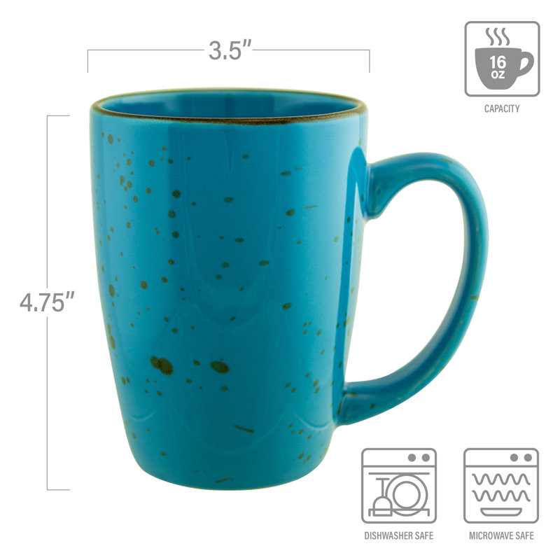 Tasse à café en céramique gravée au sable We Are Best Friends, 16 oz