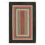 Antique Gift-Sized Hooked Welcome Rug With Polychromatic Borders - Rug & Kilim
