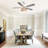 52" Farmhouse Plywood 5 Blades Natural Jute White Ceiling Fan With Light Kit And Remote Control