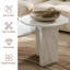 Table basse ronde en marbre 2 pièces pour salon-1266367675