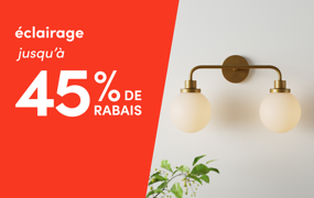 éclairage en solde