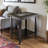 Corine Rectangular End Table in Espresso
