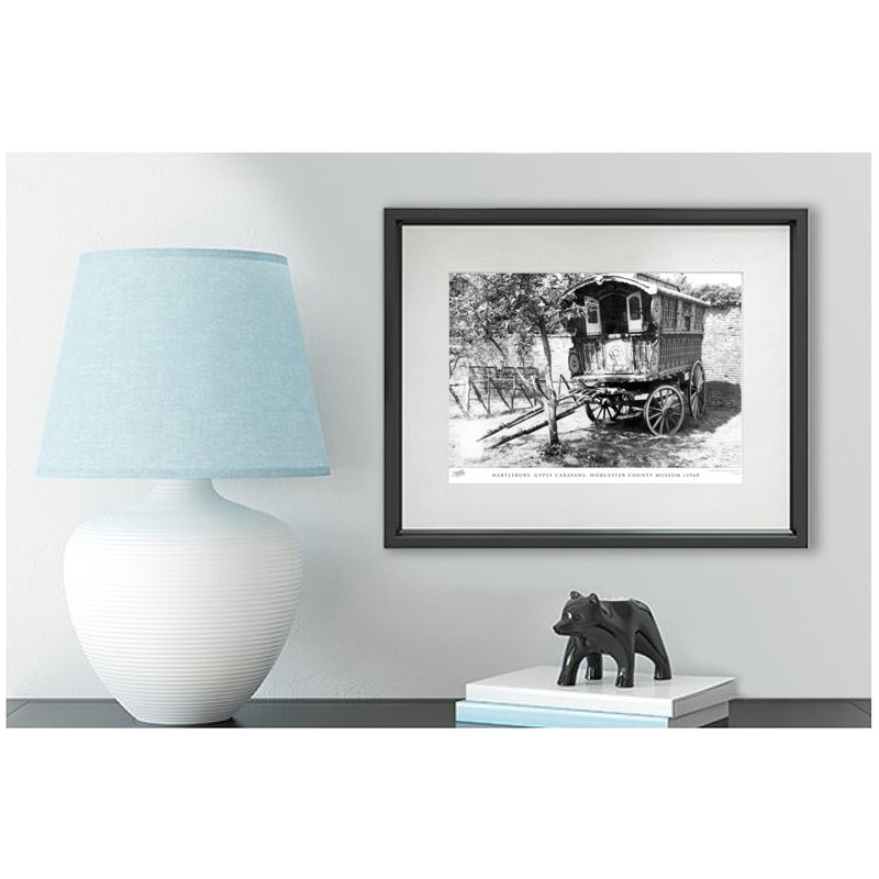 Hartlebury, Gypsy Caravans, Worcester County Museum C1960 - Single Picture Frame Print, 45cm H x 60cm W x 2.3cm D