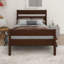 Wood Twin Bed Frame With Headboard And Footboard-234125041