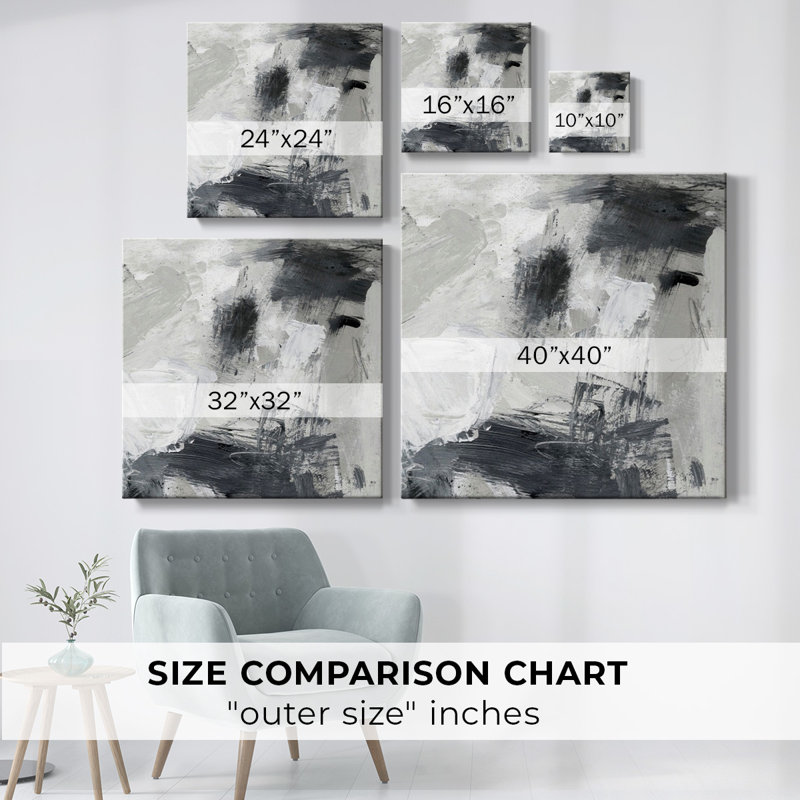 «Muddled Neutrals IV», toile tendue avec châssis, H 8 po x l 8 po