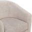 Fauteuil d'appoint pivotant rembourré en tissu performance Modra Beige-129775797