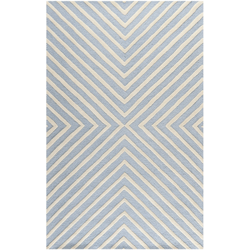 Sedgefield Geometric Wool Hand Woven Area Rug, Rectangle 152 x 244 cm