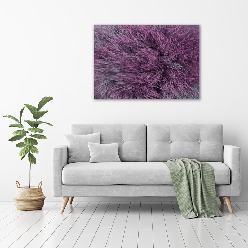 Pink Fur - Wrapped Canvas Print