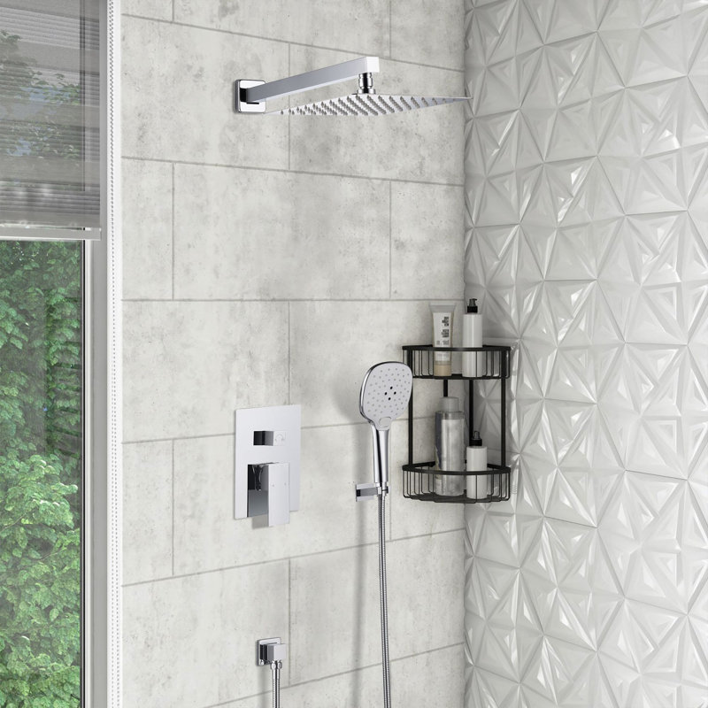 All-In-One Kit with Rough in-Valve, Chrome