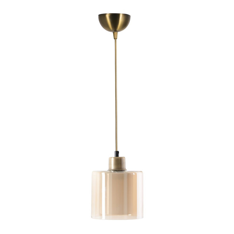Luminaire suspendu en cuivre 1 lumière Haledon