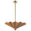 Furrow 25-in Red dimmable LED Pendant-1057308456-1057308457