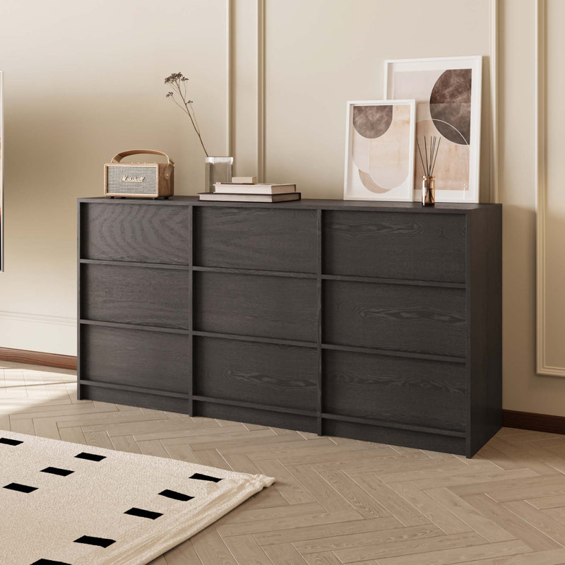 Commode 63 po 9 po Ambreal, Noir