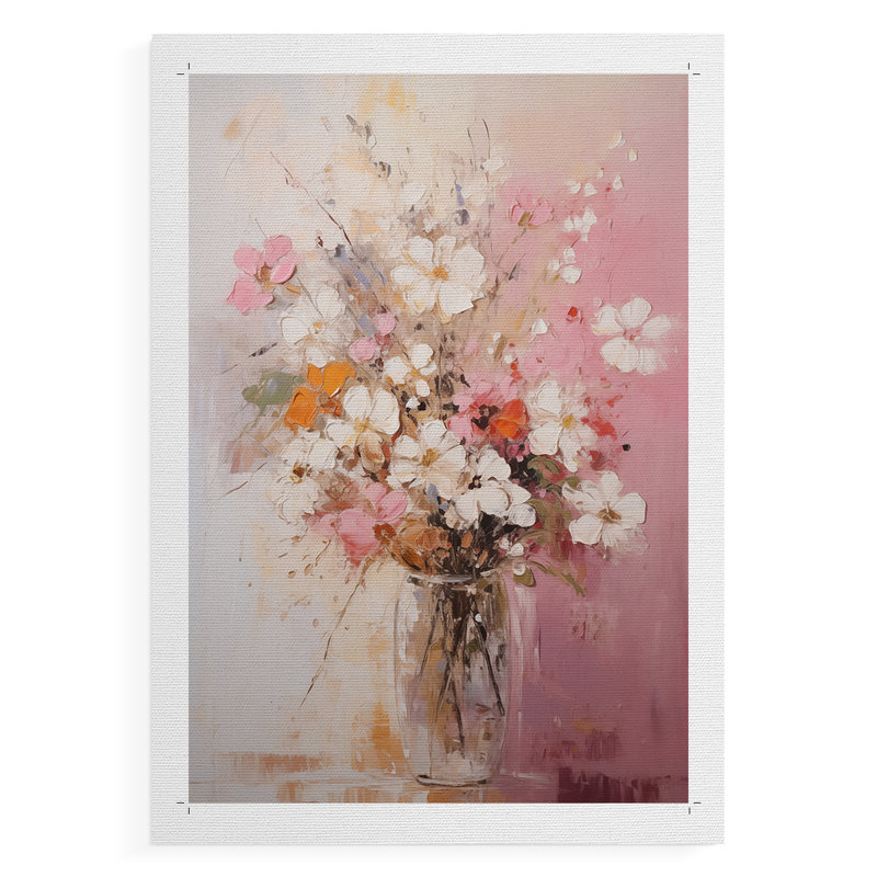 FLORAL Series CCCCLX - Impression sur toile seulement - NON-CADRE, H 18 po x l 12 po