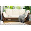 Méridienne de patio d'extérieur réglable en bois avec coussins résistants aux intempéries pour les petits espaces-2052205805-2052205807