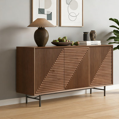 Italian minimalist style storage sideboard cabinet