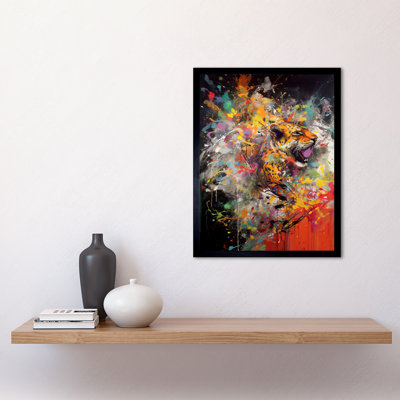 Arup Unleash The Beast Action With Tiger - Single Picture Frame Print