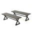 Banc de pique-nique extérieur en aluminium Lal-24810037