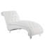 Chaise longue sans accoudoirs touffetée