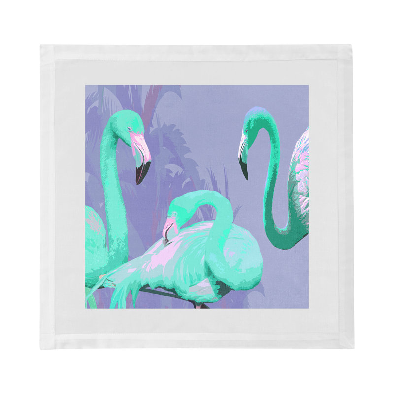 Palm Springs Cotton Sateen Dinner Napkins, Wisteria