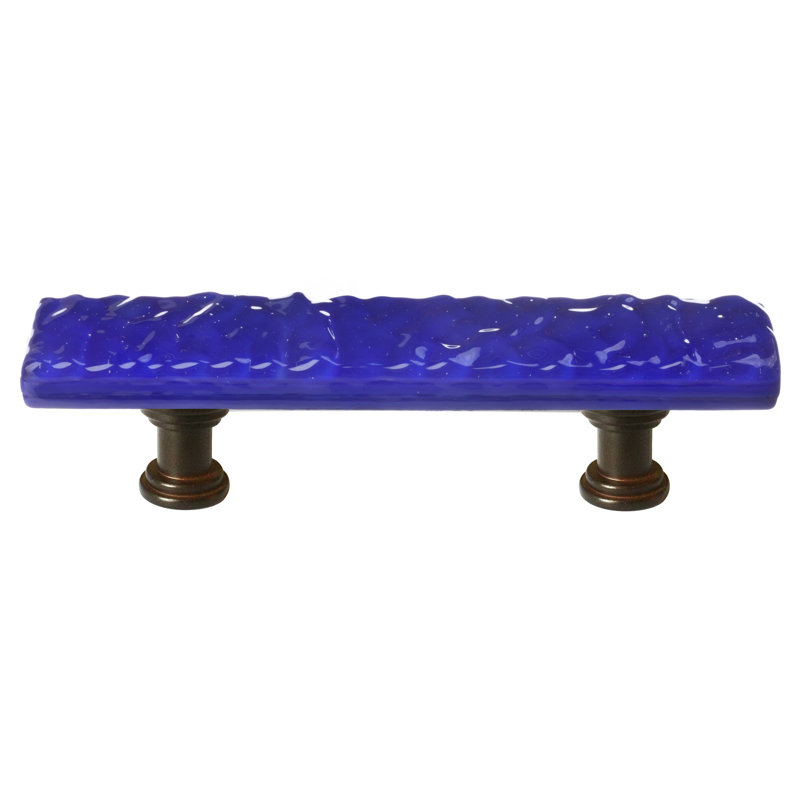 Glacier Bar / Handle Pull, Deep Cobalt Blue, Oil Rubbed Bronze