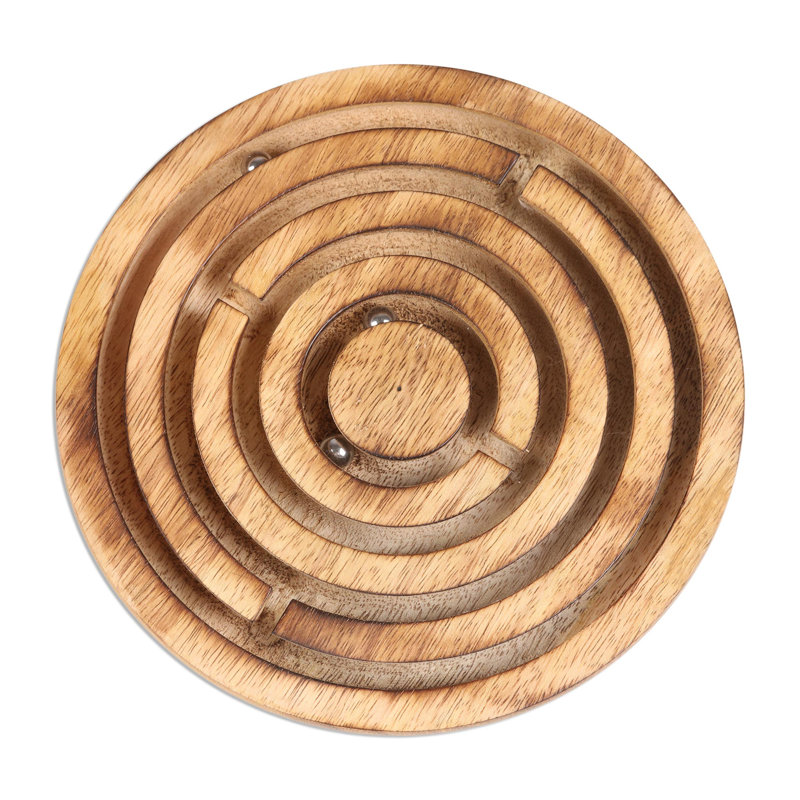 Jeu de labyrinthe en bois Handamde