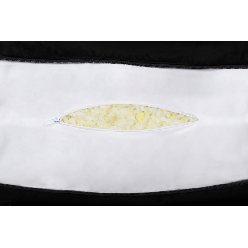 Housse de coussin de dossier edition, Noir écurie