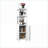 Cabinets 52-Inch Off-White Bamboo Storage Tower with Shelves &amp; Cabinet, for Bathroom Bedroom Living Room | Minimalist | Bamboo-54504723