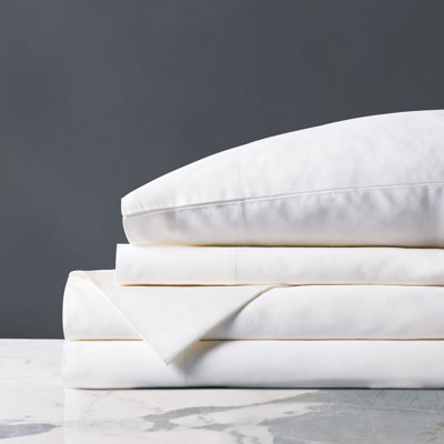 Fresco Sateen Sheet Set In Ivory