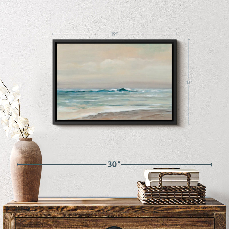 «Whispering Ocean Waves», art mural, H 13 po x l 19 po
