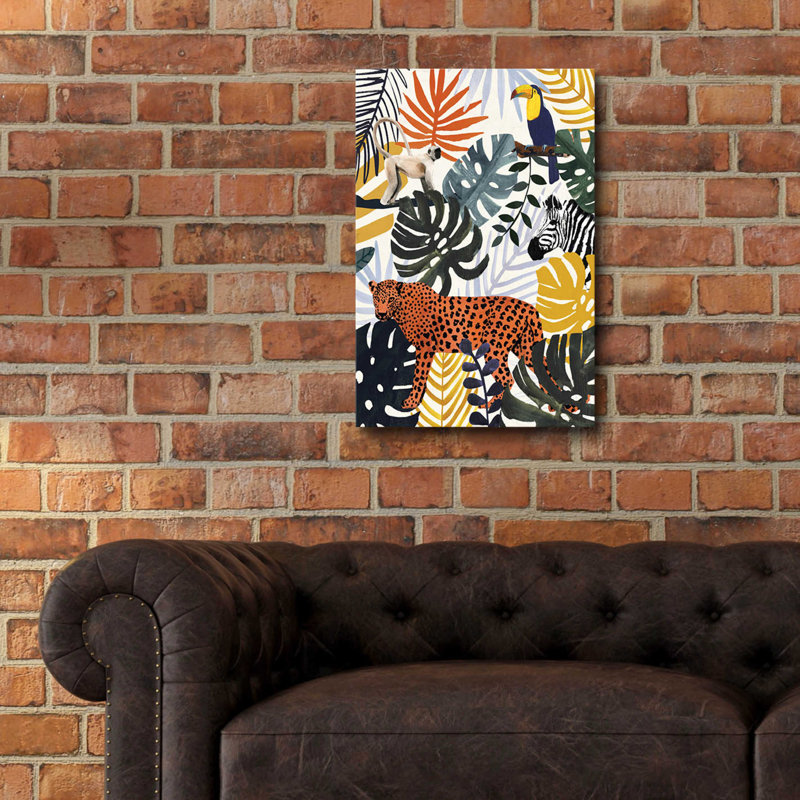 «Jungle Jumble II» par Victoria Barnes, H 24 po x l 16 po x P 0,2 po