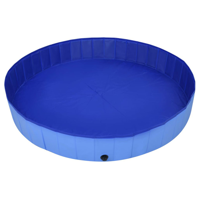 Piscine pour animaux Gunnulf PVC, Bleu, L 47,2 po x H 11,8 po
