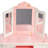 Teamson Kids Star Vanity Table & Stool Set with Mirror