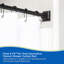 Tringle à rideau de douche Kenney Twist & Fit No Tools, 42-72 po-110780537