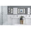 INTEGRA CONSOLE SINK, WHITE, CHROME, SINGLE HOLE DRILLING