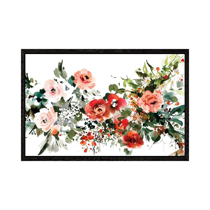 Insieme Per Sempre by Gosia Gregorczyk - Painting on Canvas, Black Framed, 66.04cm H x 101.6cm W x 3.81cm D