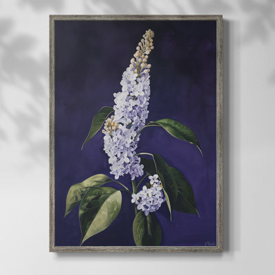 Reproduction encadrée FLORAL Series CCxxviii - bois massif