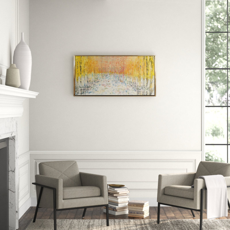 Sunset Forest Painting