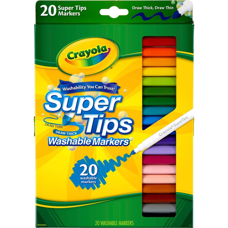 Crayola (6 BX) Wedge Tip Washable Markers
