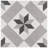 Vintage Star 10" x 10" Porcelain Patterned Wall & Floor Tile