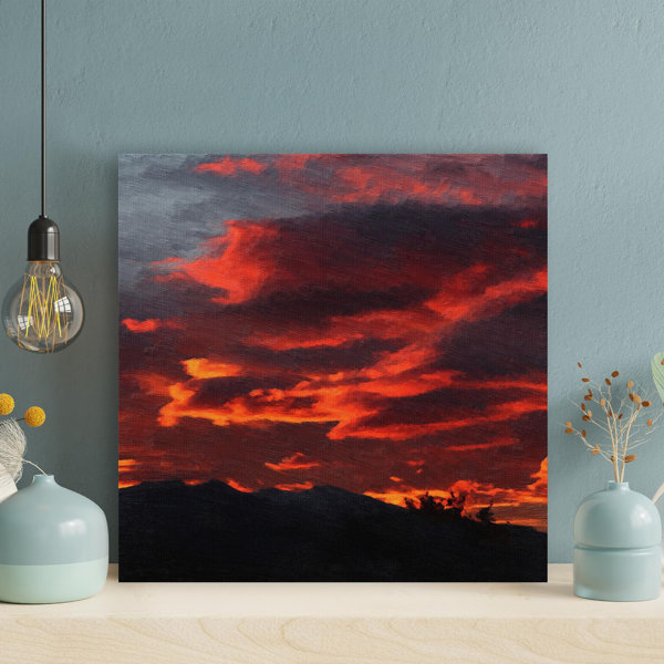 Loon Peak® " Mountain During Sunset " Painting Print - Wayfair Canada