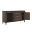 Buffet 2 portes avec tiroirs de rangement en verre Herrick Reinaldo