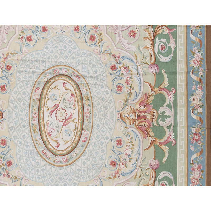 Hand-Knotted High-Quality Gold Area Rug