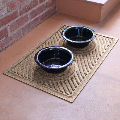 Tapis d'extérieur pour chien WaterHog® Waves Dog Bowl 18 po x 27 po
