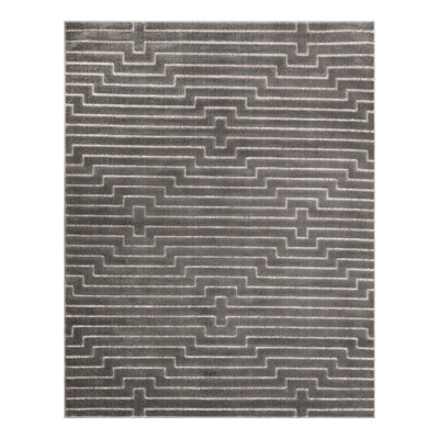 Latitude Run® Mirage Nikica Rug Gray and Silver