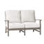 Causeuse en aluminium Charleston - Huître-38587847-62363467-63361361