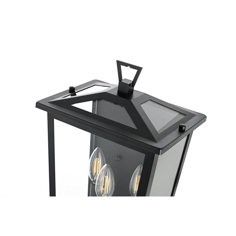 Ohearn 9.5 Inch Outdoor Wall Sconce in Black