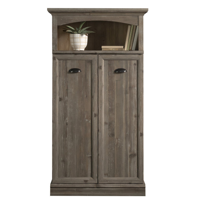Armoire de rangement, finition brune