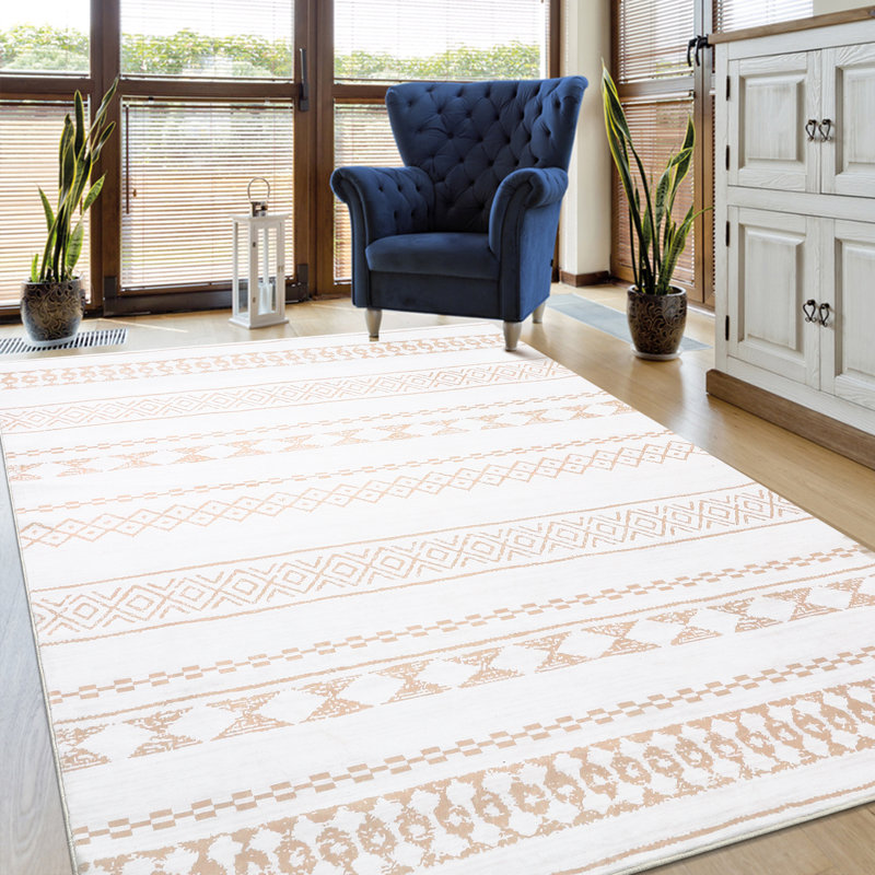 Diamond Indoor Area Rug Geometric Pattern Washable Rug Durable Modern Washable Rugs for Bedroom Dining Living Room Kitchen Abstract Tropical Leaves Non Slip Rug