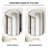 Pelaga Recessed Framed Metal Medicine Cabinet-1209676451-1209676453