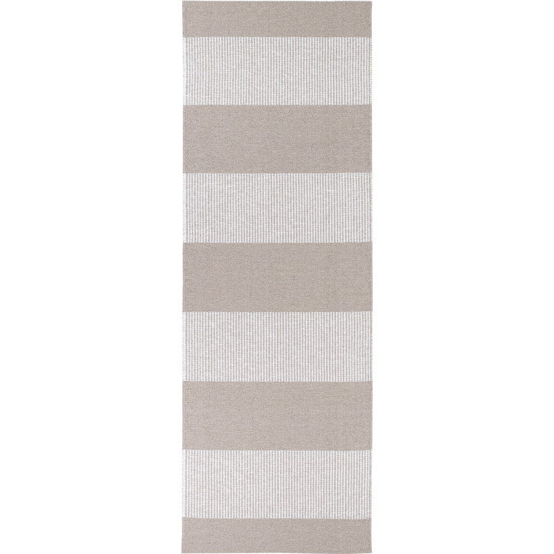 Aahil cm Striped Flatweave Indoor / Outdoor Area Rug, Runner 70 x 200cm